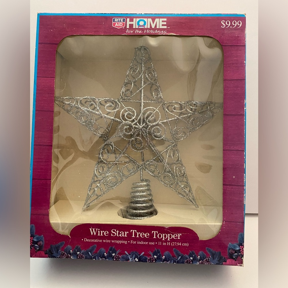 Rite Aid Wire Star Tree Topper